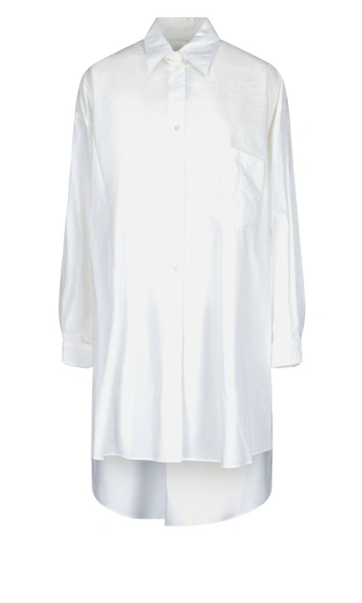 Shop Maison Margiela Women's White Cotton Dress