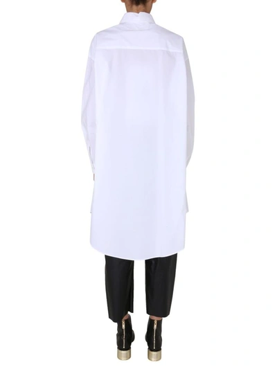Shop Maison Margiela Women's White Cotton Dress