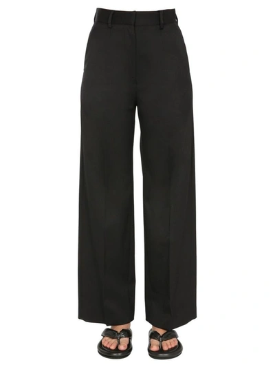 Shop Maison Margiela Women's Black Polyester Pants