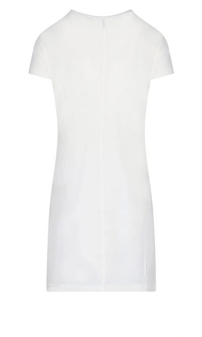 Shop Rick Owens Women's White Viscose T-shirt