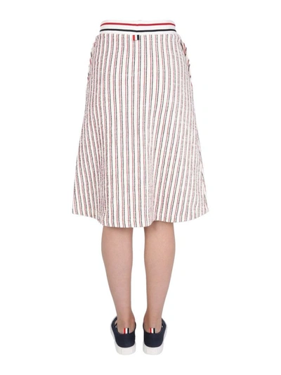 Shop Thom Browne Women's Multicolor Cotton Skirt