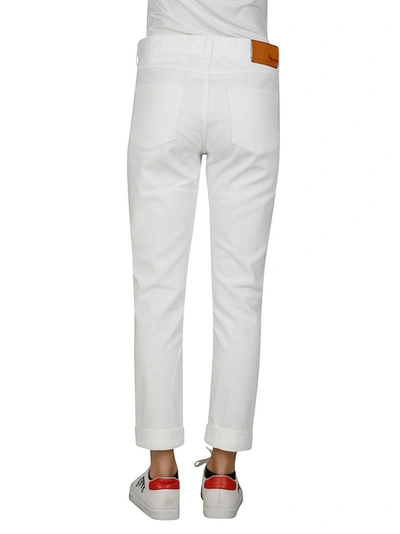 Shop Stella Mccartney Women's White Cotton Jeans