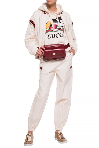 Shop Gucci Women's Beige Cotton Joggers