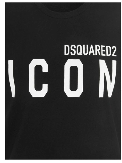 Shop Dsquared2 Women's Black Cotton Dress