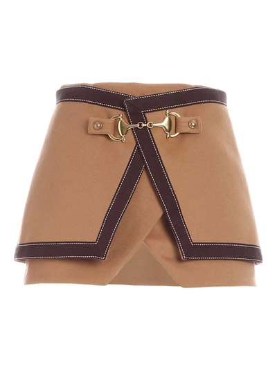 Shop Balmain Women's Brown Skirt
