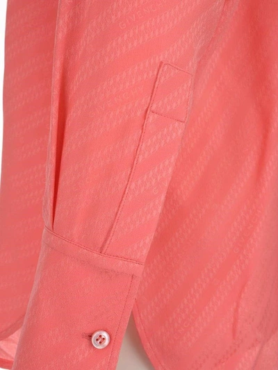 Shop Givenchy Women's Pink Silk Shirt