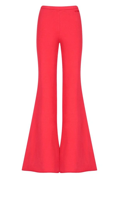 Shop Vetements Women's Red Cotton Pants