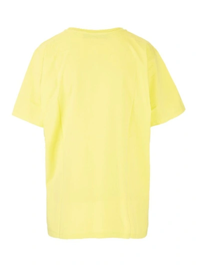 Shop Golden Goose Women's Yellow Other Materials T-shirt