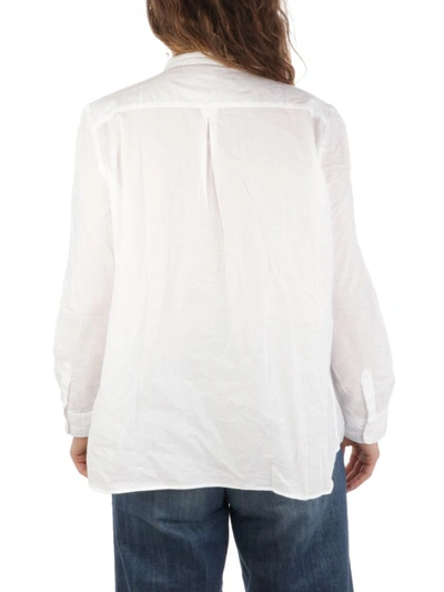 Shop Aspesi Women's White Cotton Shirt