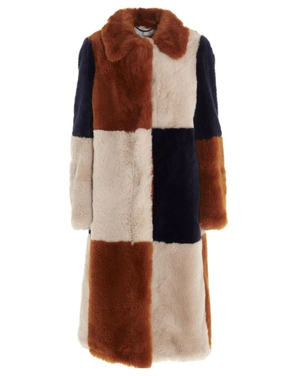 Shop Stella Mccartney Women's Beige Polyester Coat