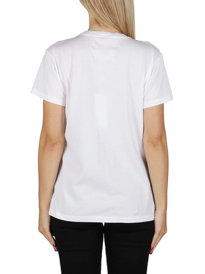 Shop Maison Margiela Women's White Cotton T-shirt