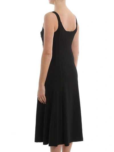 Shop Off-white Women's Black Viscose Dress