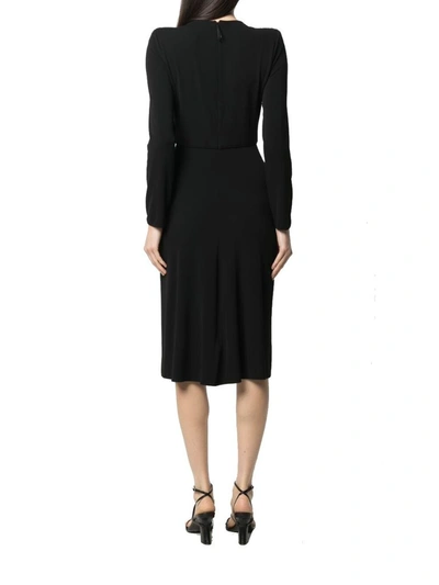 Shop Giorgio Armani Women's Black Viscose Dress