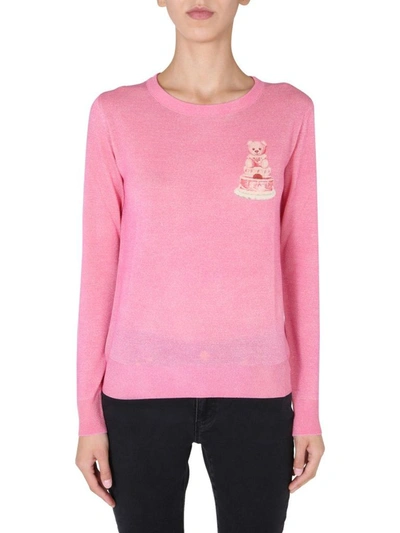Shop Moschino Women's Pink Sweater