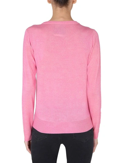 Shop Moschino Women's Pink Sweater