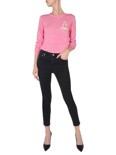 Shop Moschino Women's Pink Sweater