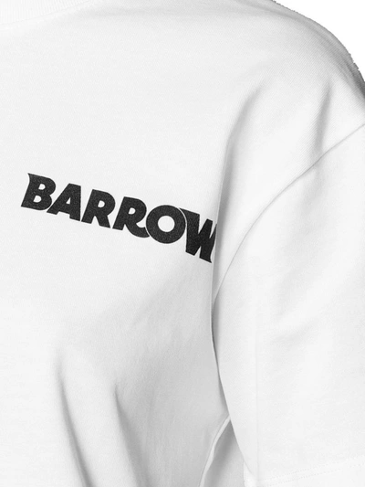 Shop Barrow Women's White Cotton T-shirt