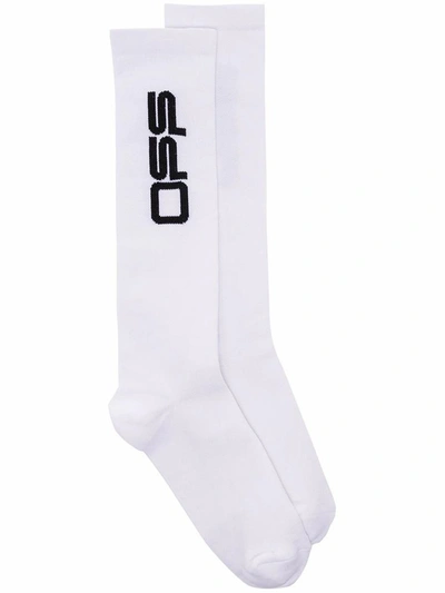 Shop Off-white Women's White Polyester Socks