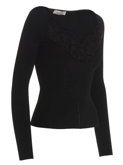 Shop Valentino Women's Black Sweater