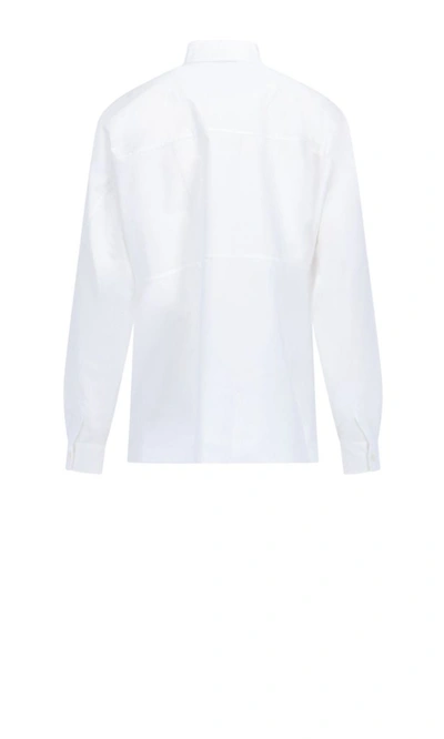 Shop Aspesi Women's White Cotton Shirt