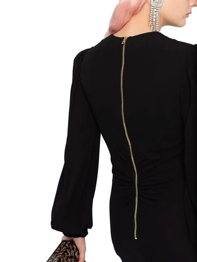 Shop Balmain Women's Black Viscose Dress