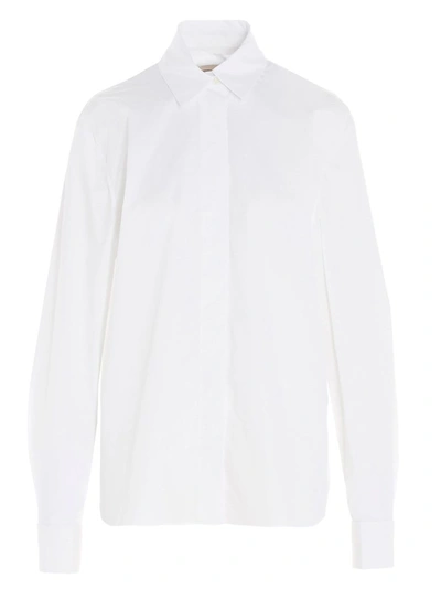 Shop Alexandre Vauthier Women's White Cotton Shirt
