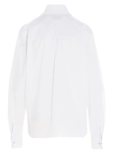 Shop Alexandre Vauthier Women's White Cotton Shirt