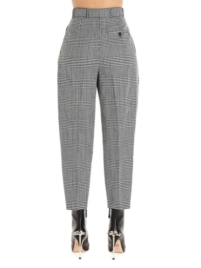 Shop Alexander Mcqueen Women's Grey Wool Pants