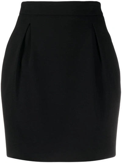Shop Versace Women's Black Viscose Skirt