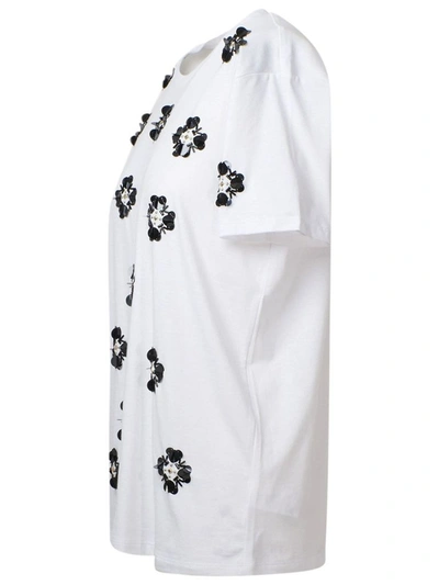 Shop Michael Kors Women's White Cotton T-shirt