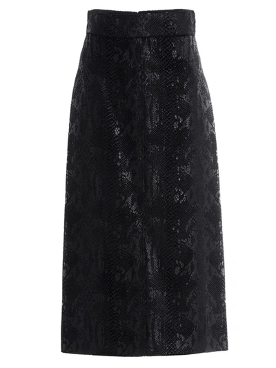 Shop Saint Laurent Women's Black Skirt
