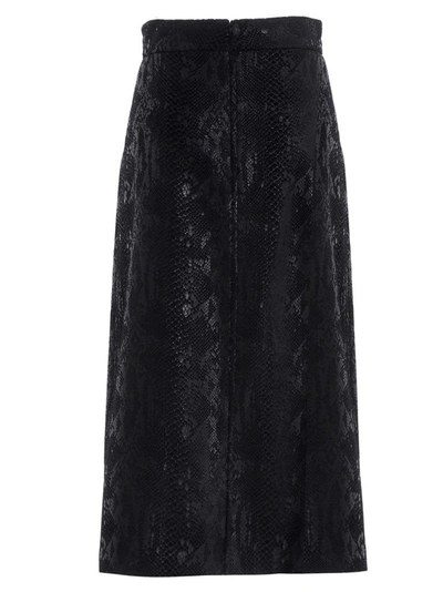 Shop Saint Laurent Women's Black Skirt