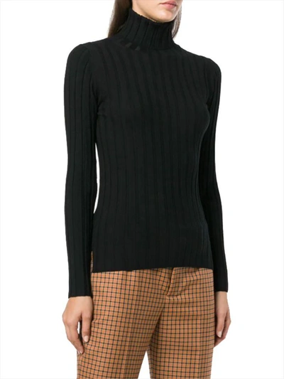 Shop Aspesi Women's Black Wool Sweater
