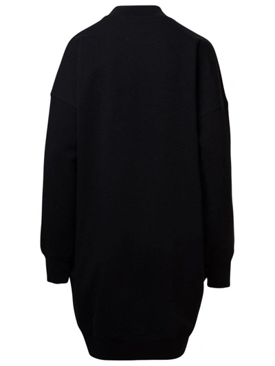 Shop Msgm Women's Black Cotton Dress