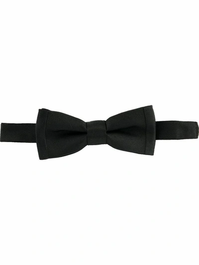 Shop Dsquared2 Men's Black Silk Bow Tie