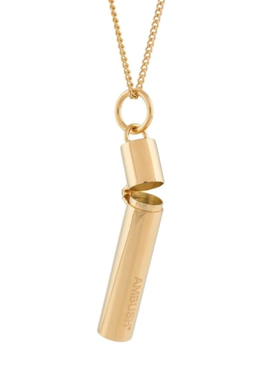 Shop Ambush Men's Gold Metal Necklace