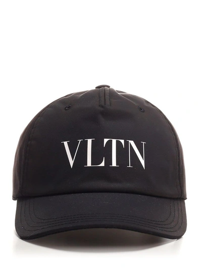 Shop Valentino Garavani Men's Black Other Materials Hat