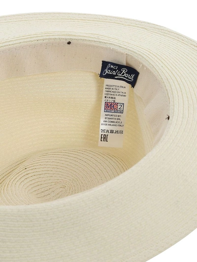 Shop Mc2 Saint Barth Men's White Other Materials Hat