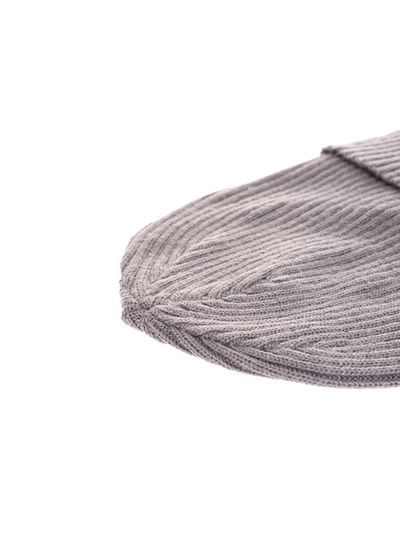 Shop Moose Knuckles Men's Grey Wool Hat