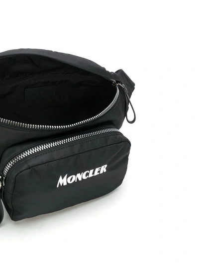 Shop Moncler Men's Black Polyamide Belt Bag