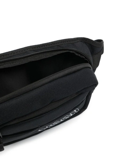 Shop Msgm Men's Black Polyester Belt Bag