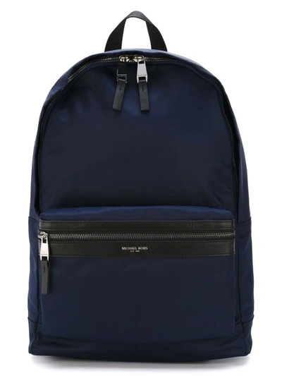 Shop Michael Kors Men's Blue Polyamide Backpack