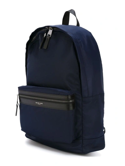 Shop Michael Kors Men's Blue Polyamide Backpack