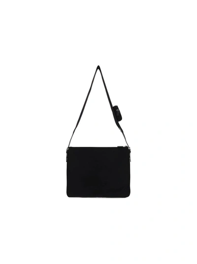Shop Prada Men's Black Polyamide Messenger Bag