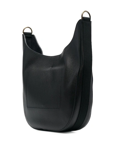 Shop Valentino Garavani Men's Black Leather Messenger Bag