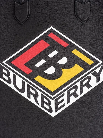 Shop Burberry Men's Black Leather Briefcase