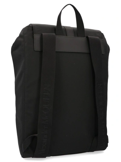 Shop Alexander Mcqueen Men's Black Polyester Backpack