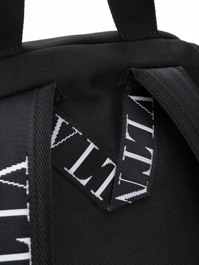 Shop Valentino Men's Black Polyamide Backpack