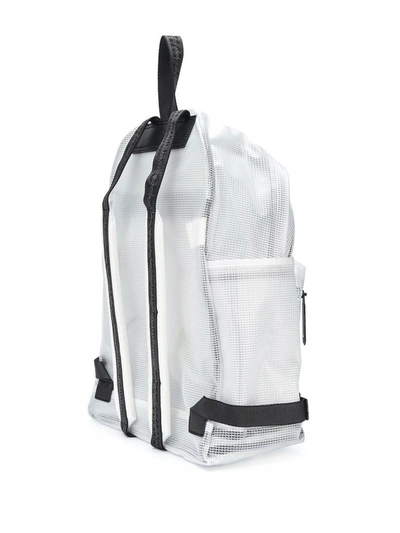 Shop Off-white Men's White Pvc Backpack
