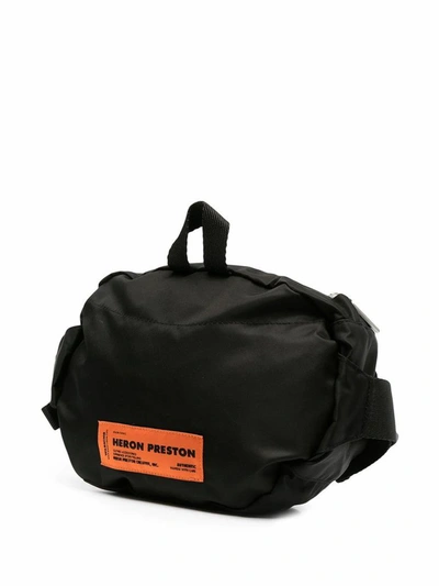 Shop Heron Preston Men's Black Polyamide Belt Bag